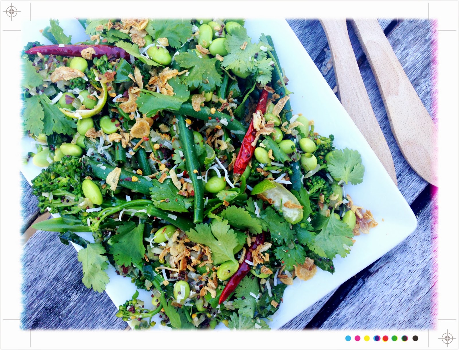 Toast {Bookshelf} Ottolenghi's Broccolini & Edamame Salad with Curry