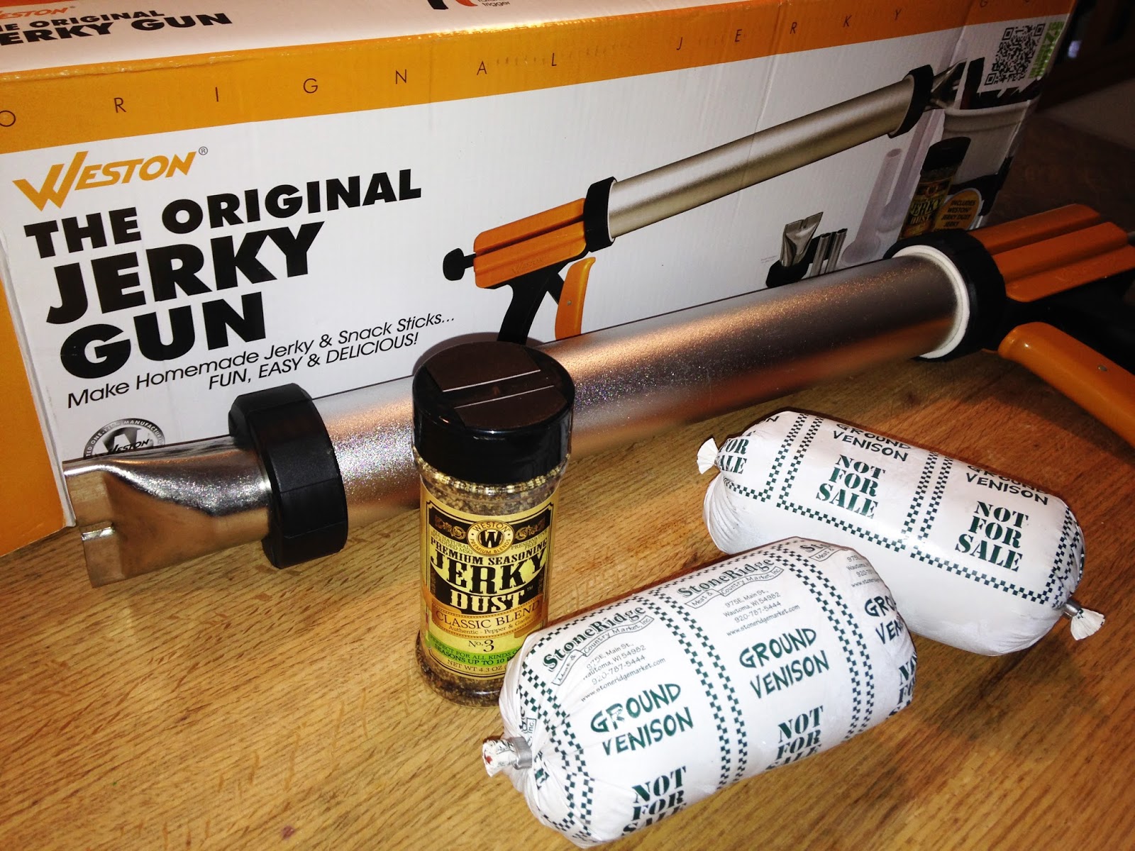 When making jerky from ground meat, be sureto use pure venison (no mix