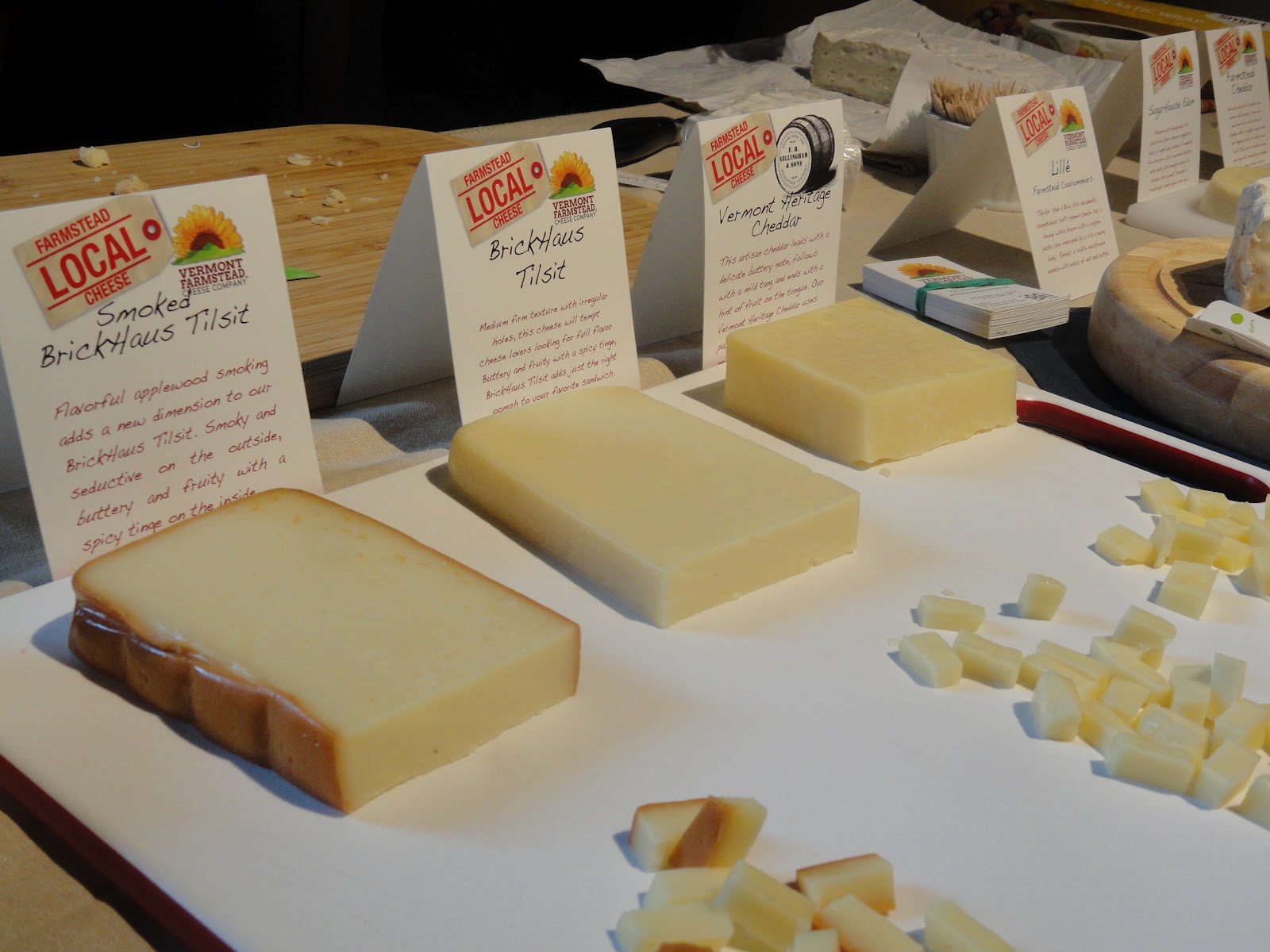 The Passionate Foodie Vermont Cheesemakers Festival The Cheeses