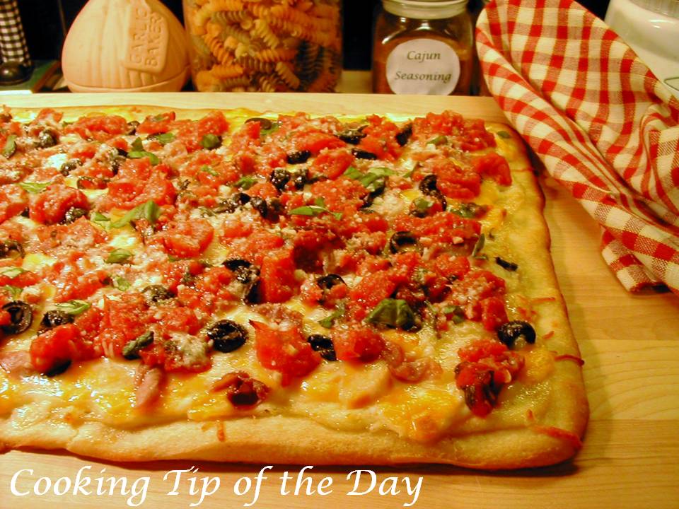 Cooking Tip of the Day Recipe Italian Flatbread with Smoked