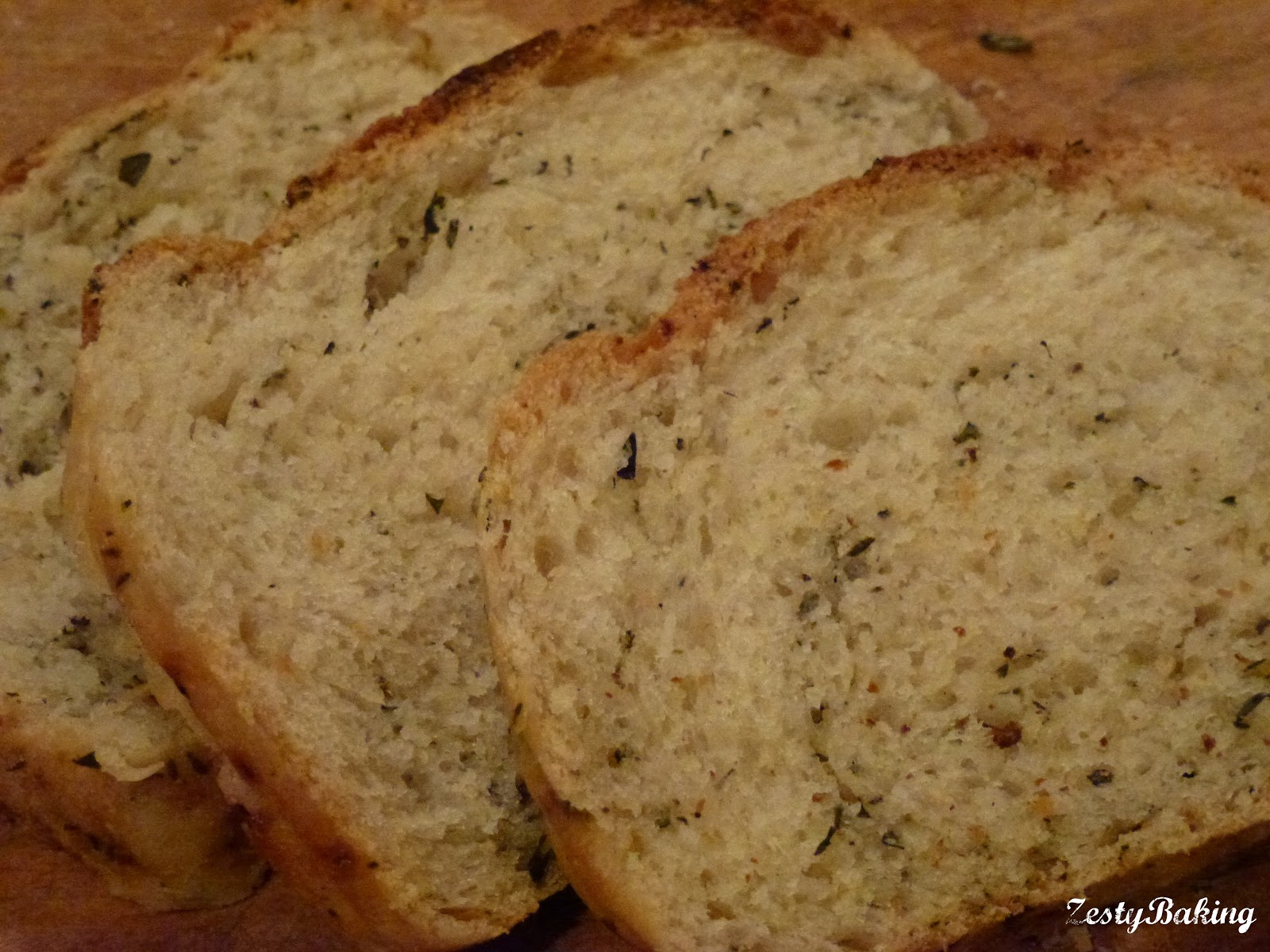 Lemon Thyme & Garlic Bread ZestyBaking