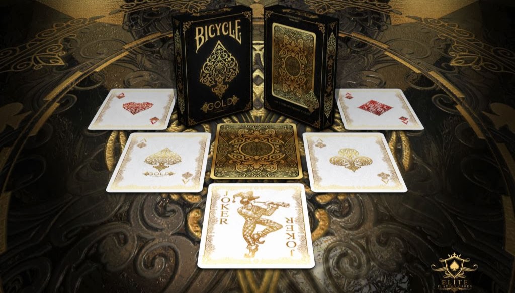 Kickstarter GOLD Bicycle Playing Cards Kardify