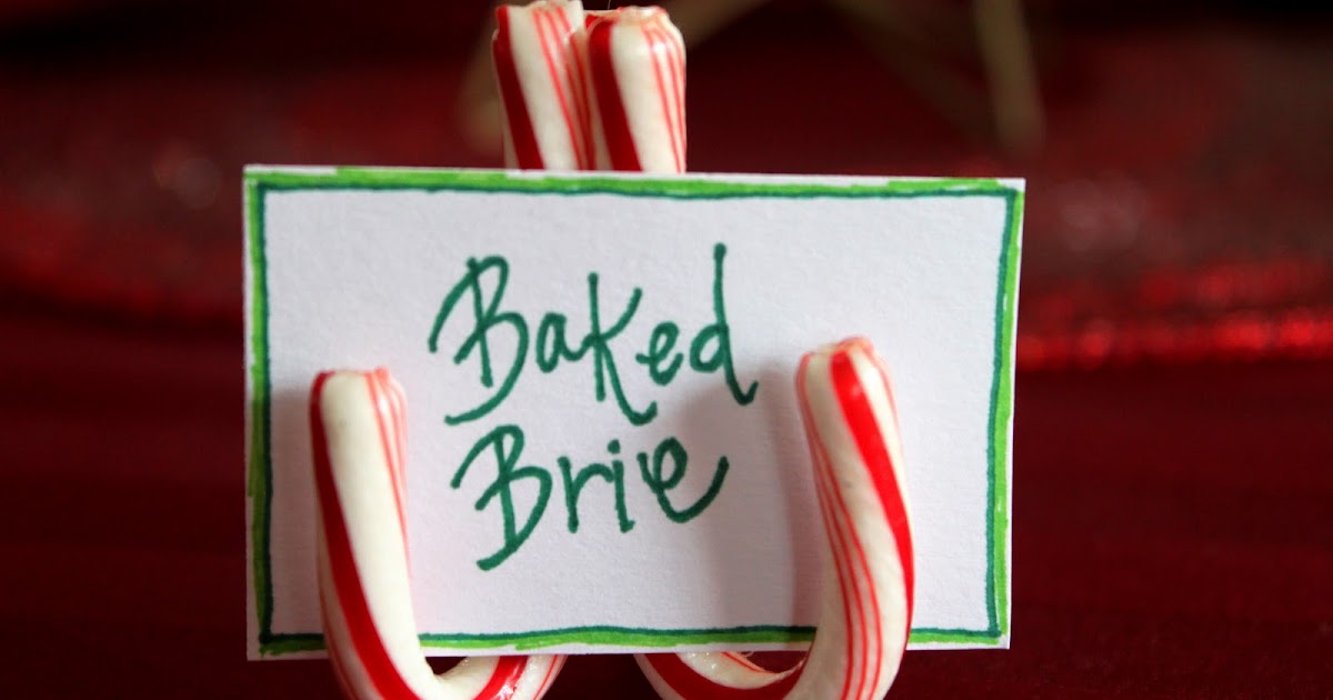 $mall Town Thriftiness: Christmas Name Card Ideas
