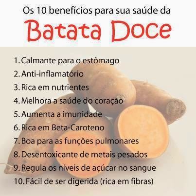 10 benefícios da batata doce para sua saúde!