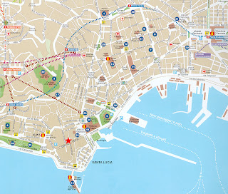 Seoul tv channel: Map of Naples, Italy