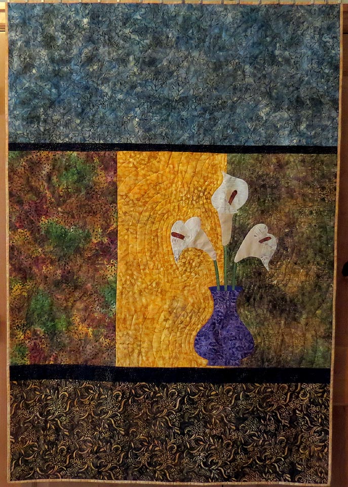 Sew, What's Cookin'? Calla Lily Quilt 10