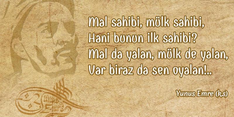 Resimli Yunus Emre Sozleri Guzel Soz Yunus Ilham Verici Sozler