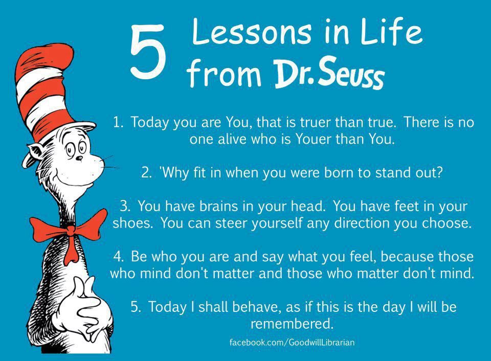 Unit Twenty Two Quotes: Dr. Seuss Quotes