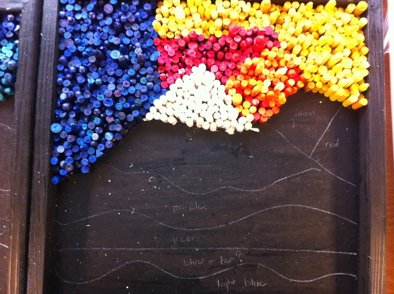 Rethink Crafts Crayon Mosaic