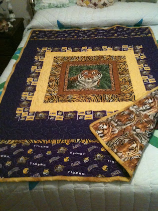 Presenting Our 2011 LSU Quilt/Throw