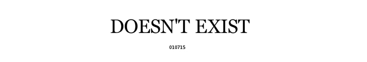 doesnt exist