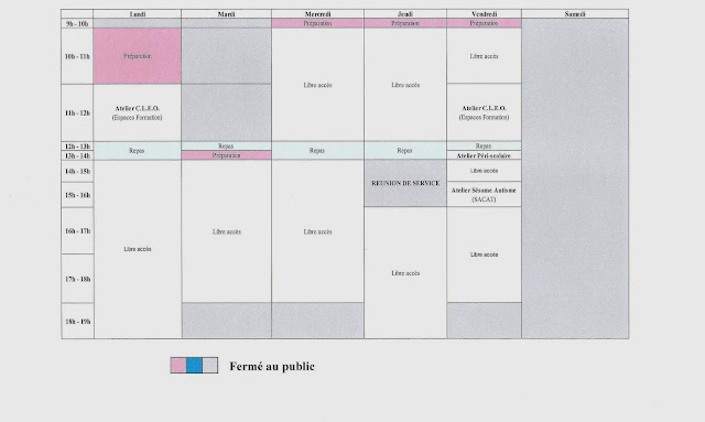 semaine du 25 au 29 novembre 2013