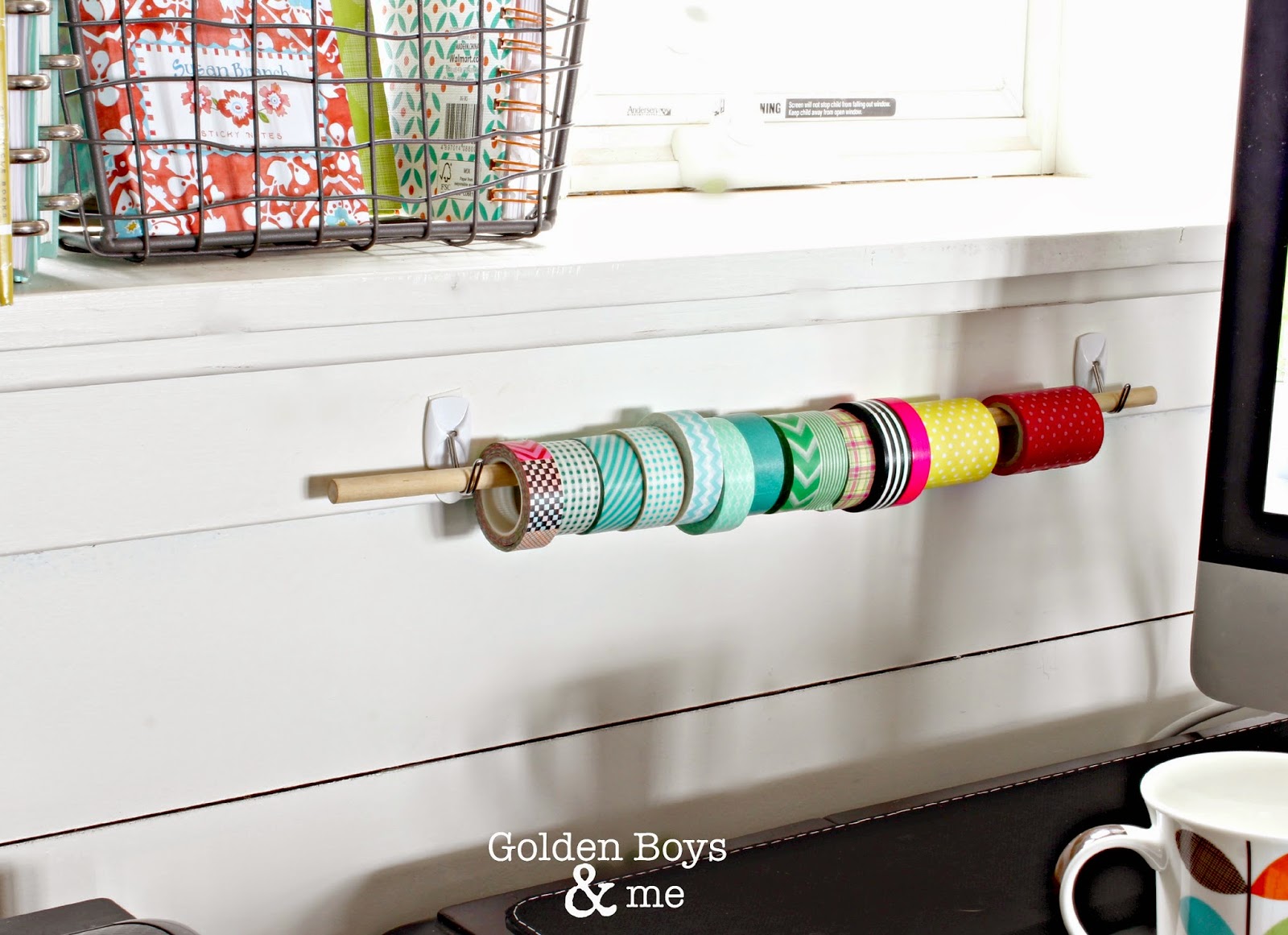 DIY washi tape holder-www.goldenboysandme.com