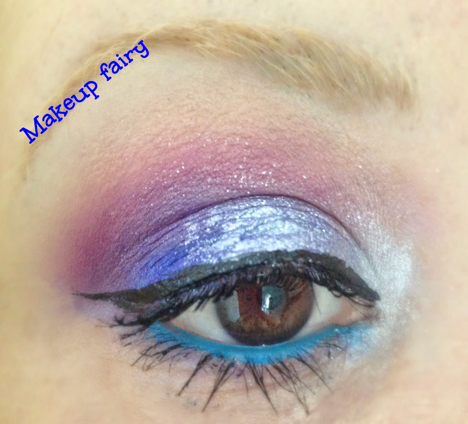 sparkly smoky purple eye makeup look - Tinklesmakeup