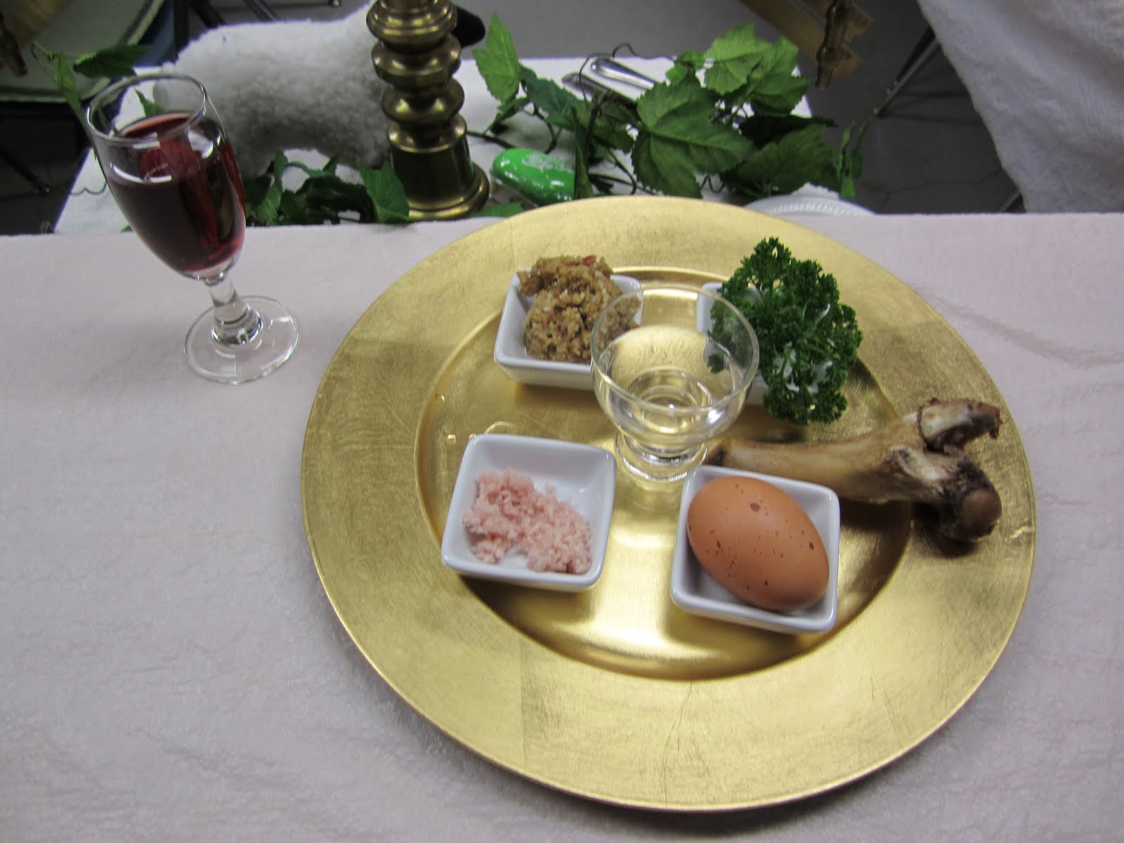 Jane's crumbs Seder meal