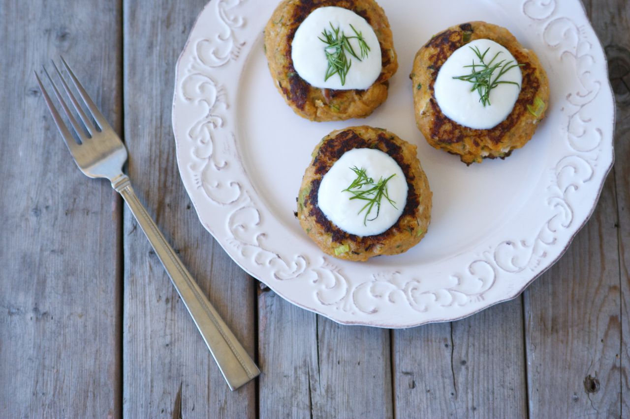 Sweet Potato & Apple Cakes Craving Greens