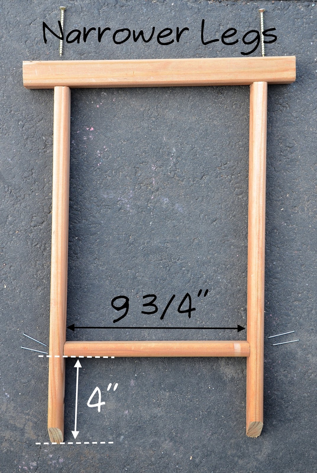 How to make a folding camp stool How About Orange