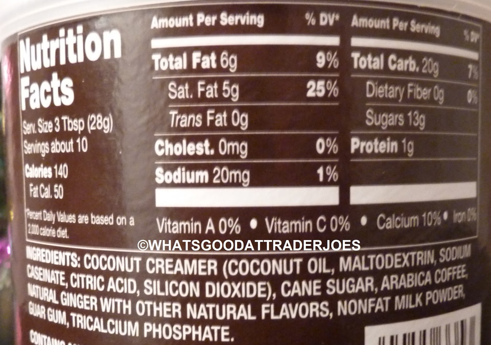 What's Good at Trader Joe's? Trader Joe's Gingerbread Latte Naturally