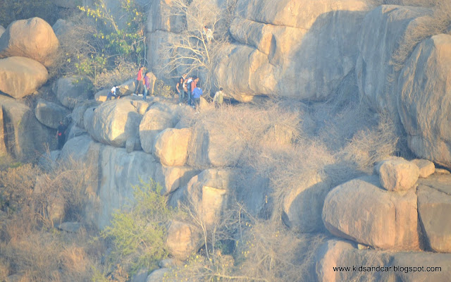 rock climbing at peerancheru boulders with ghac