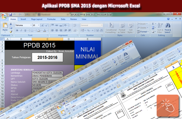 Aplikasi PPDB SMA 2015 dengan Micrrosoft Excel Wiki Edukasi
