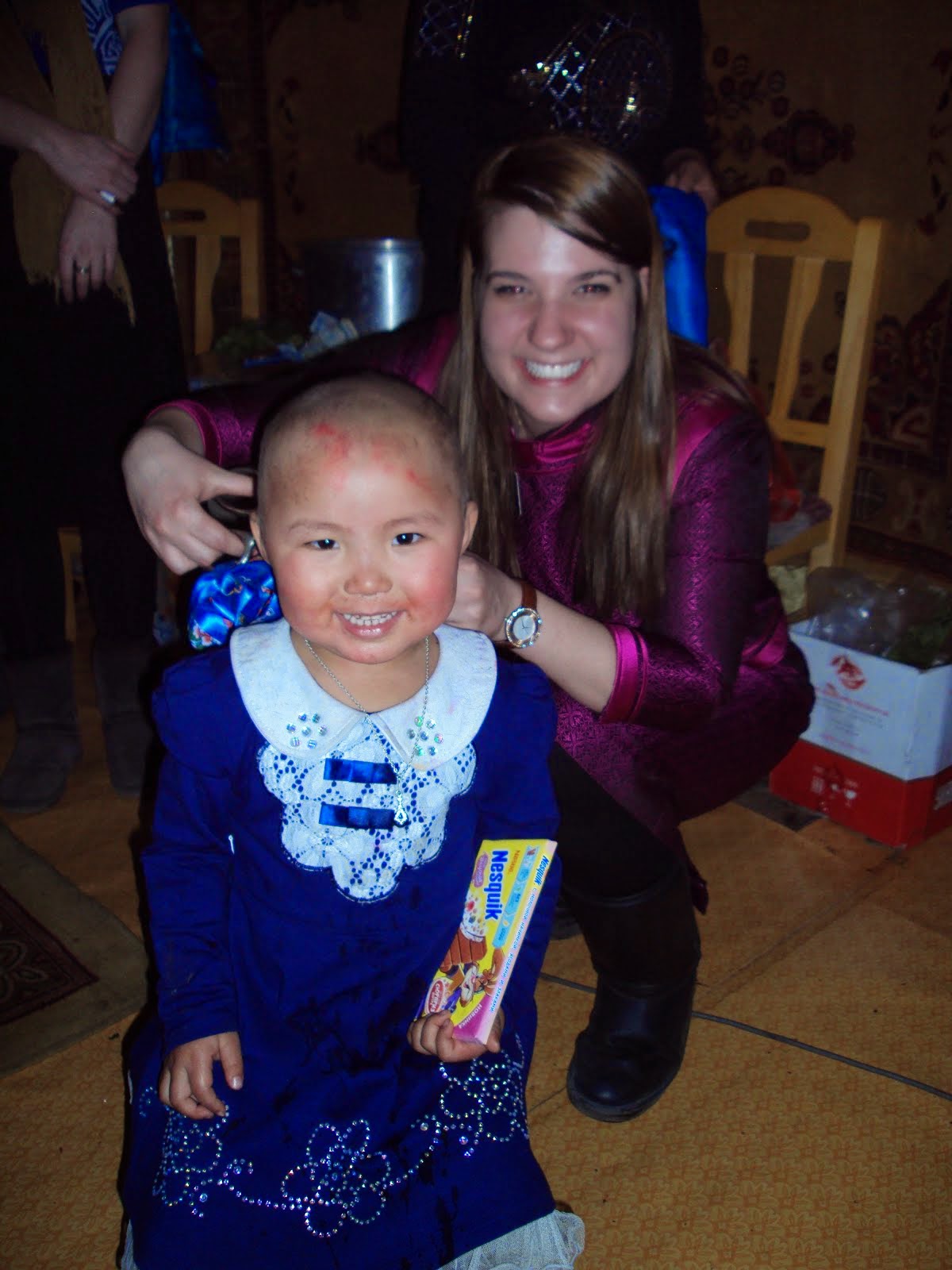 Mongolian Hair Cutting Ceremony