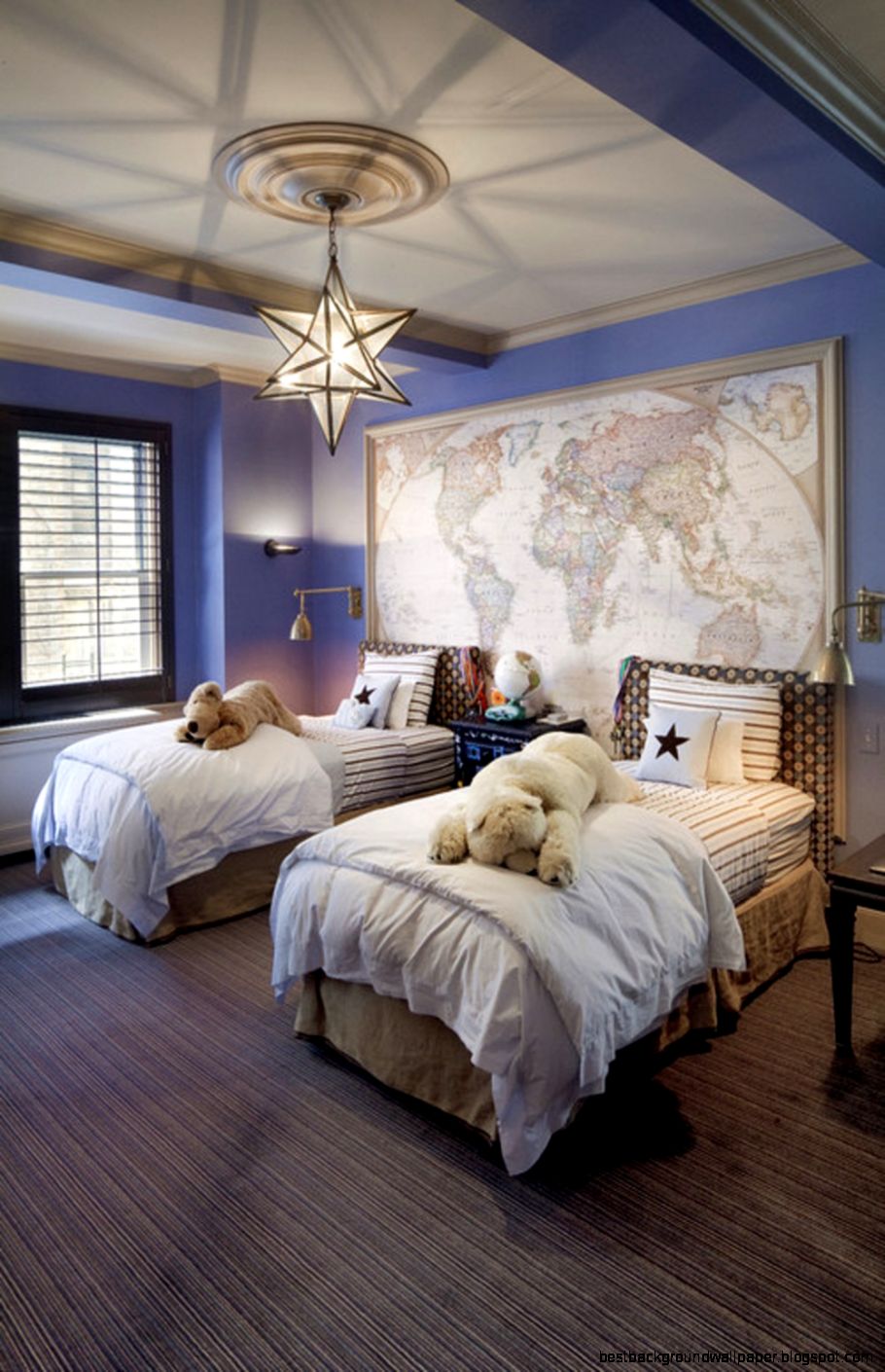 Bedroom  Pretty Twin Bed Size Design Also Oversized World Map Bedroom  Pretty Twin Bed Size Design Also Oversized World Map