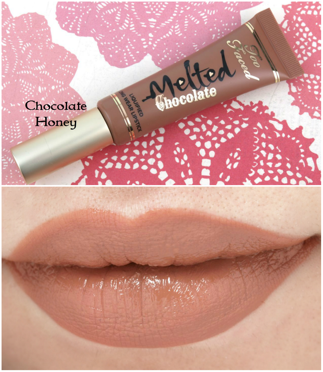 Too Faced Melted Chocolate Liquified Lipsticks Review and Swatches