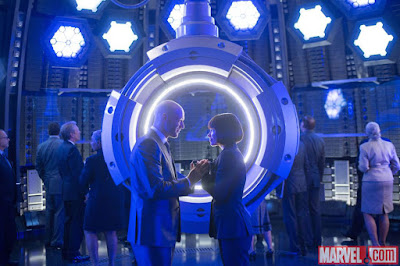 Corey Stoll and Evangeline Lilly in Ant-Man