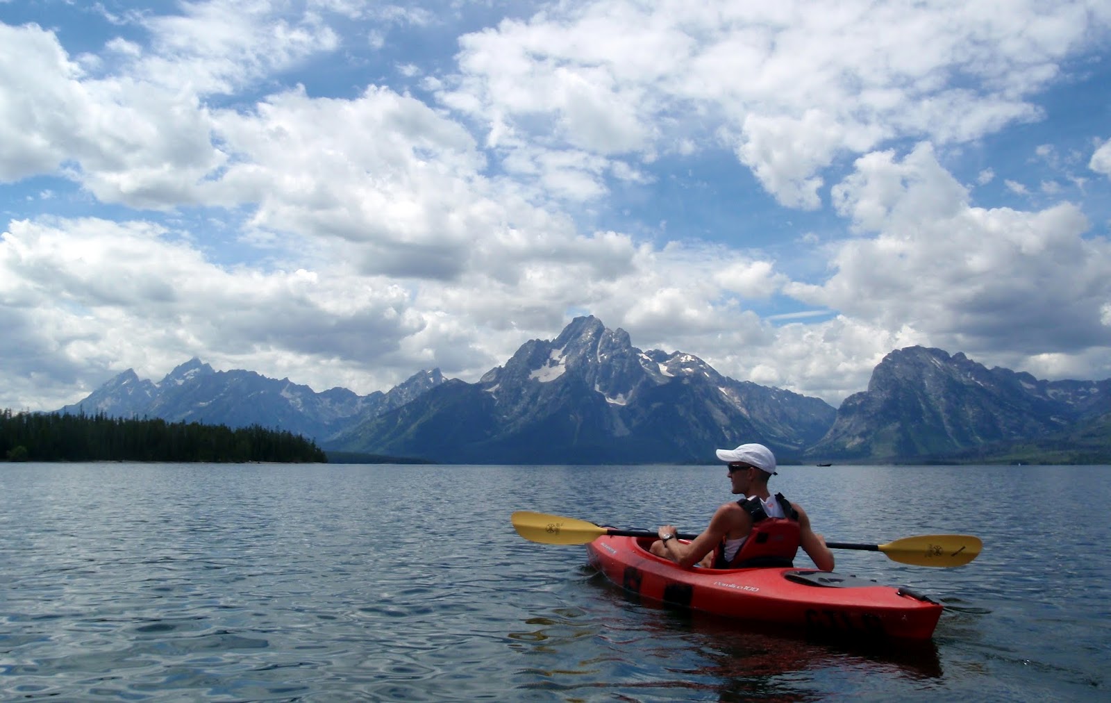 wasatch and beyond Kayaking on Jackson Lake
