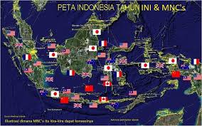 Peta penguasaan SDA Indonesia oleh korporat internasional