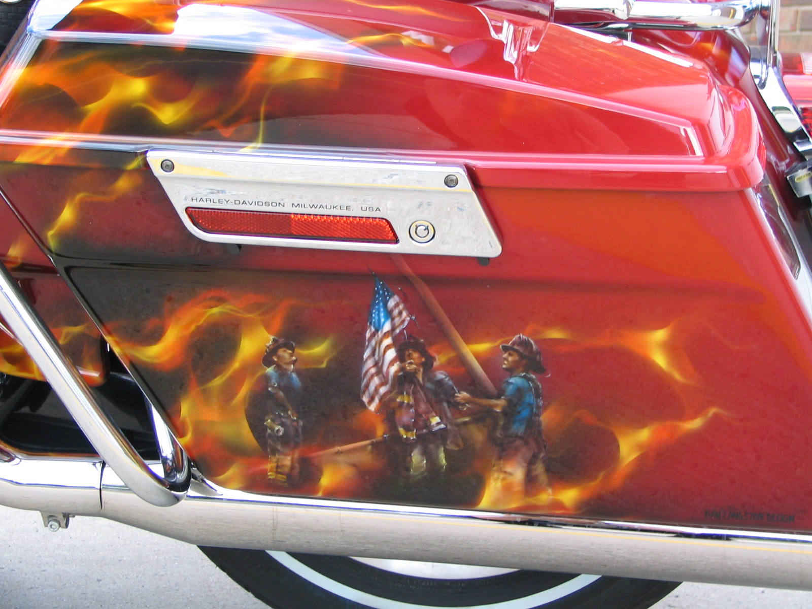 Firefighter Gifts The Brotherhood Bond 9/11 Harley Davidson