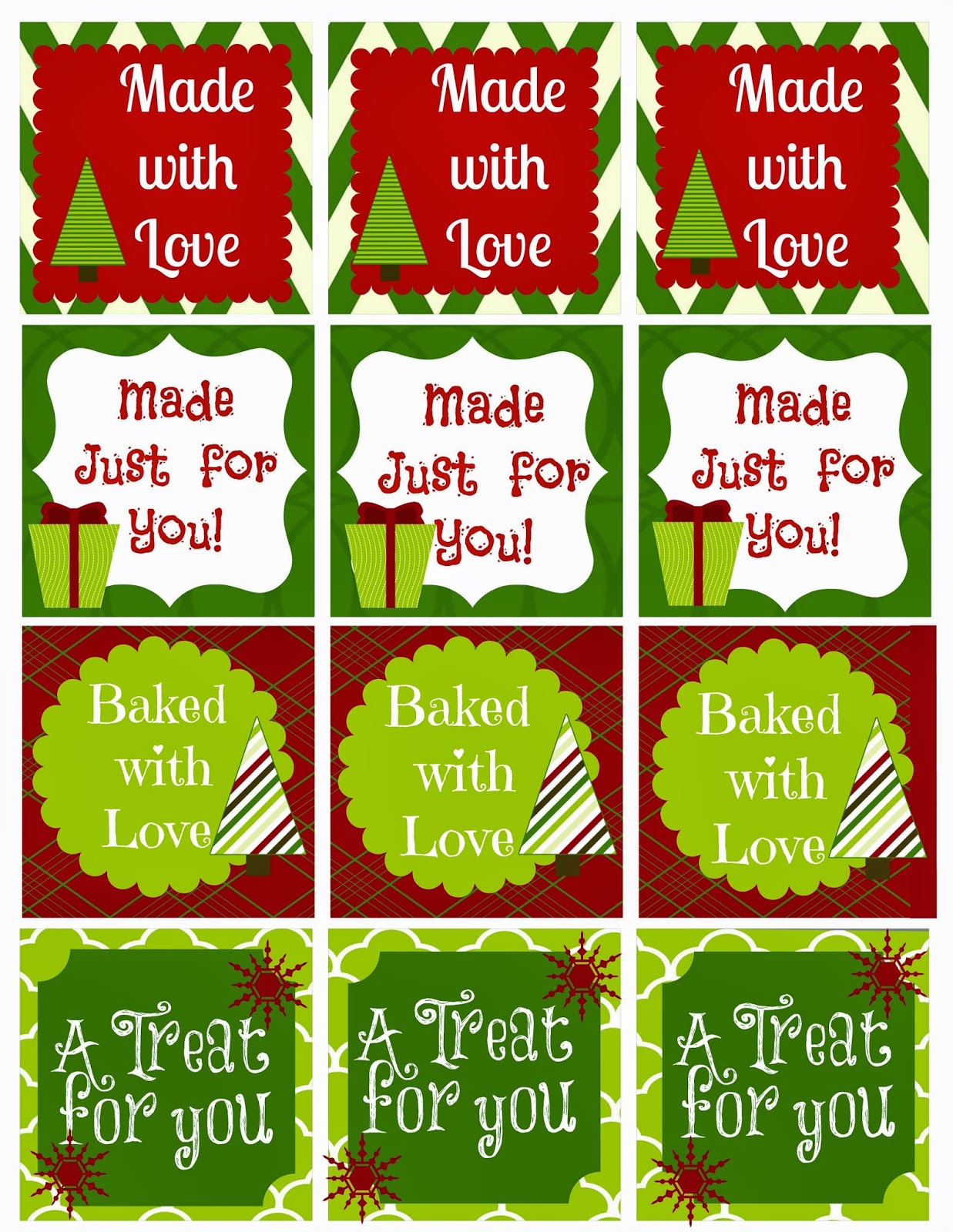 Barb Camp - Made with Love Gift Tags- For all those handmade gifts you make