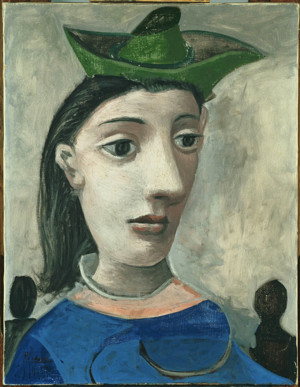 Download Picasso Portrait Of A Woman With A Hat Gif