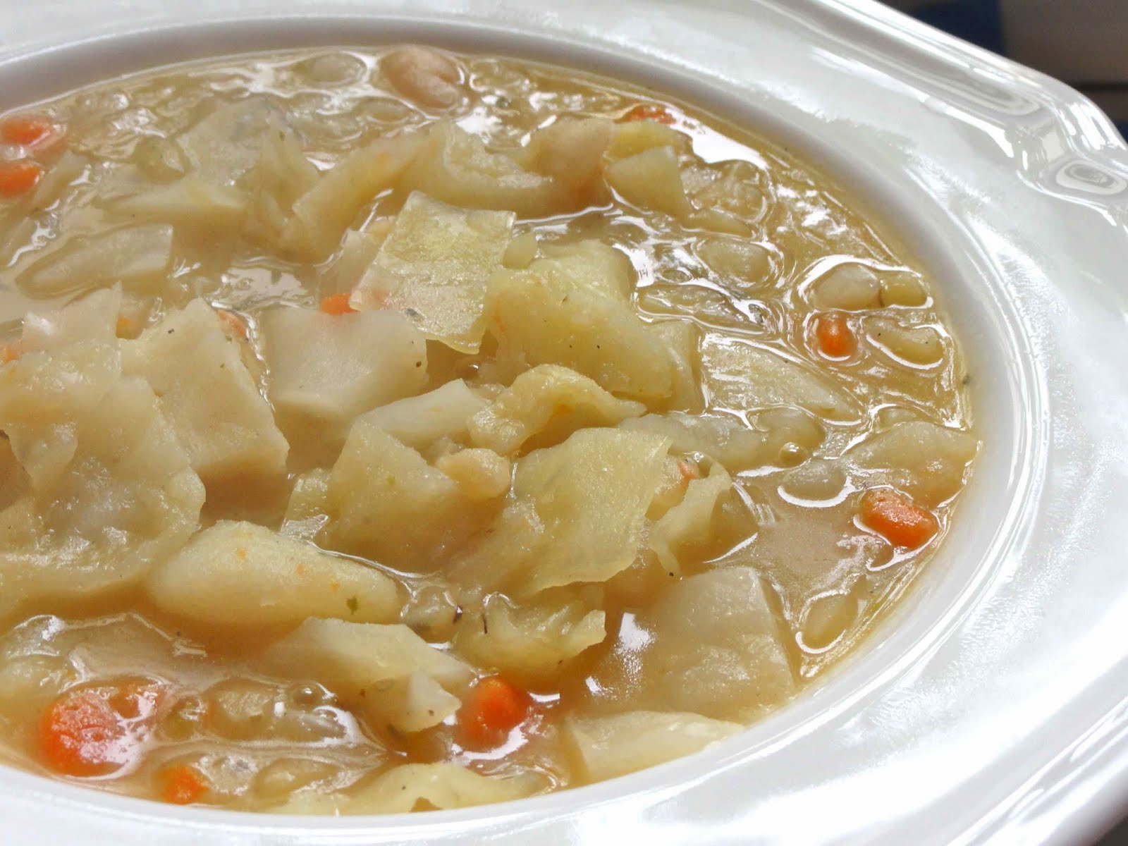 mom starting from scratch White Bean, Cabbage, Carrot & Potato Soup