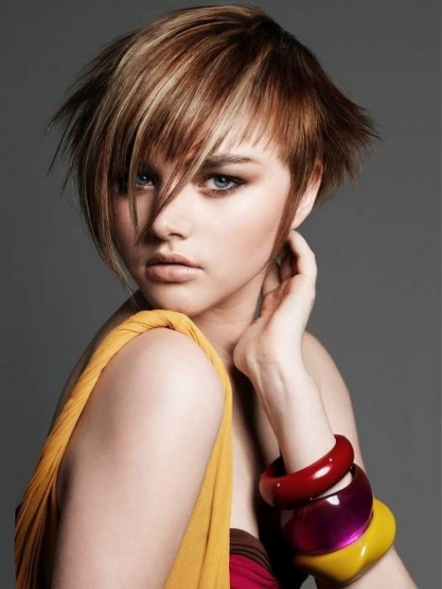 Ladies Mails Best Short Punk Hairstyles For Girls 2012