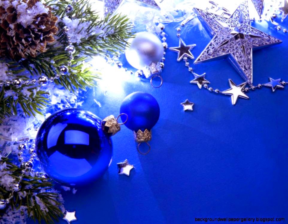 Merry Christmas Blue Balls Ornaments Stars HD Wallpaper   Stylish Merry Christmas Blue Balls Ornaments Stars HD Wallpaper   Stylish