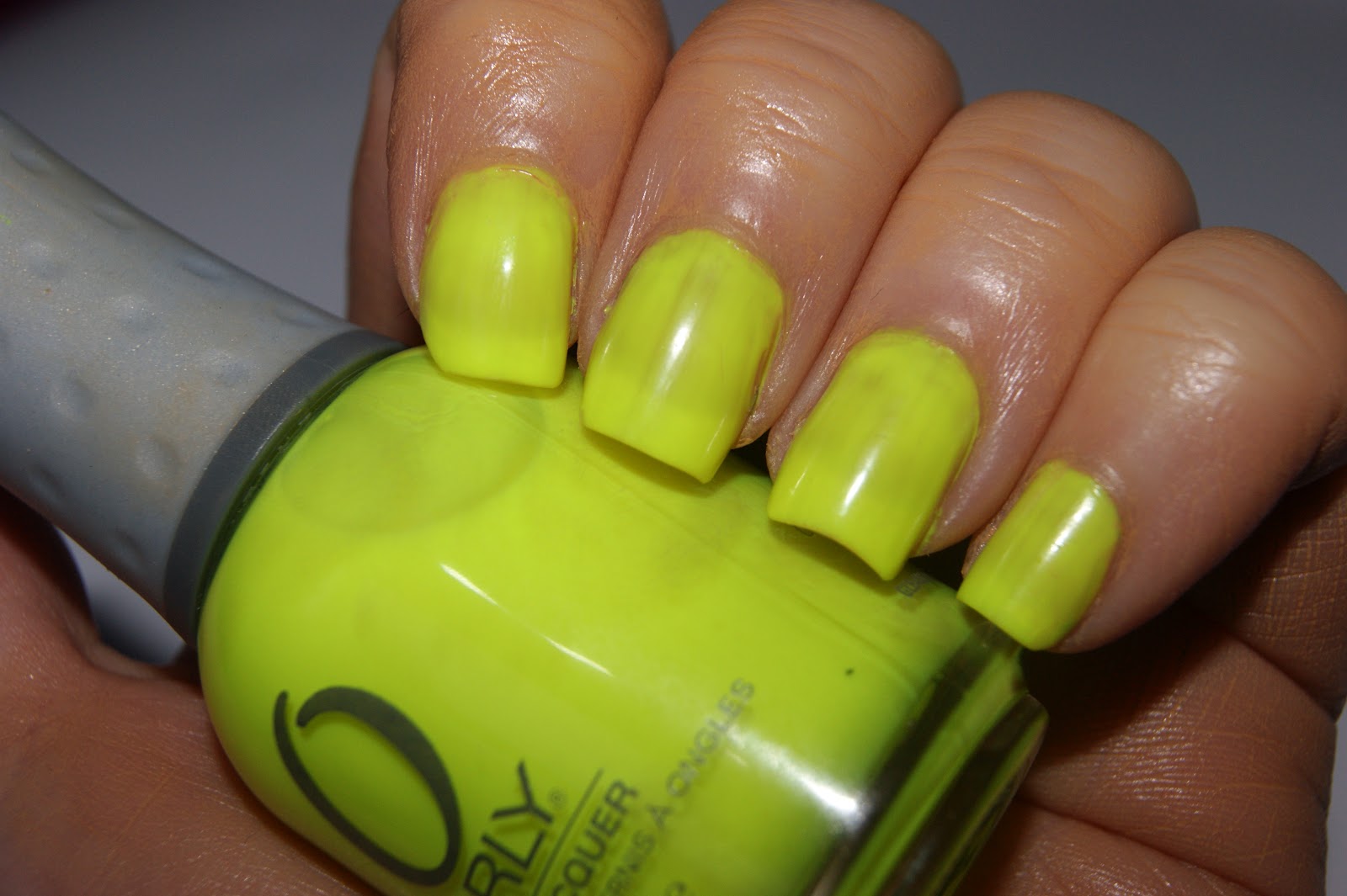 10. Orly Nail Lacquer in "Glowstick" - wide 1