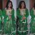 Green Banaras Long Dress