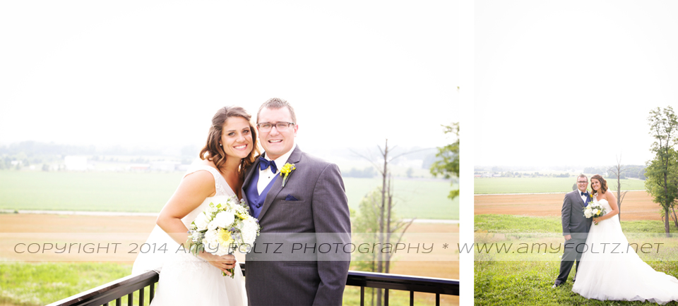 bride and groom at Shrine Hill Country Place in Terre Haute, Indiana