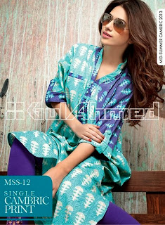 Gul Ahmed Mid Summer Cambric Collection 2013