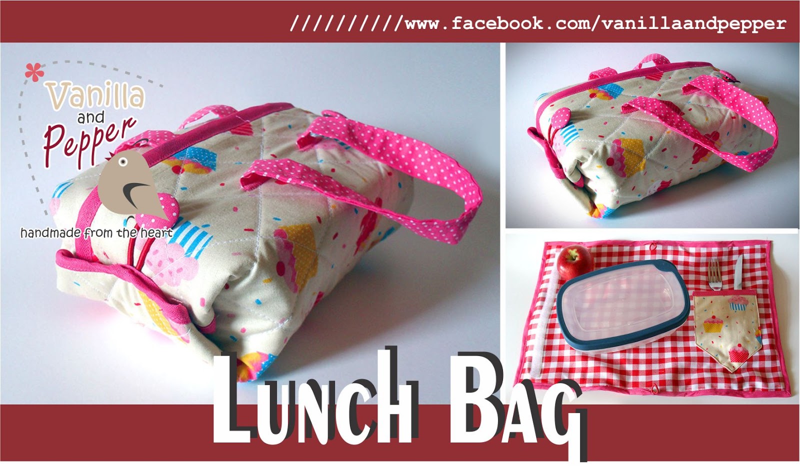 handmade lunch bolsa