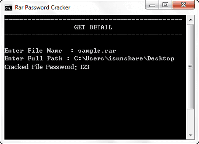 recover rar password with command in notepad recover rar password with command in notepad