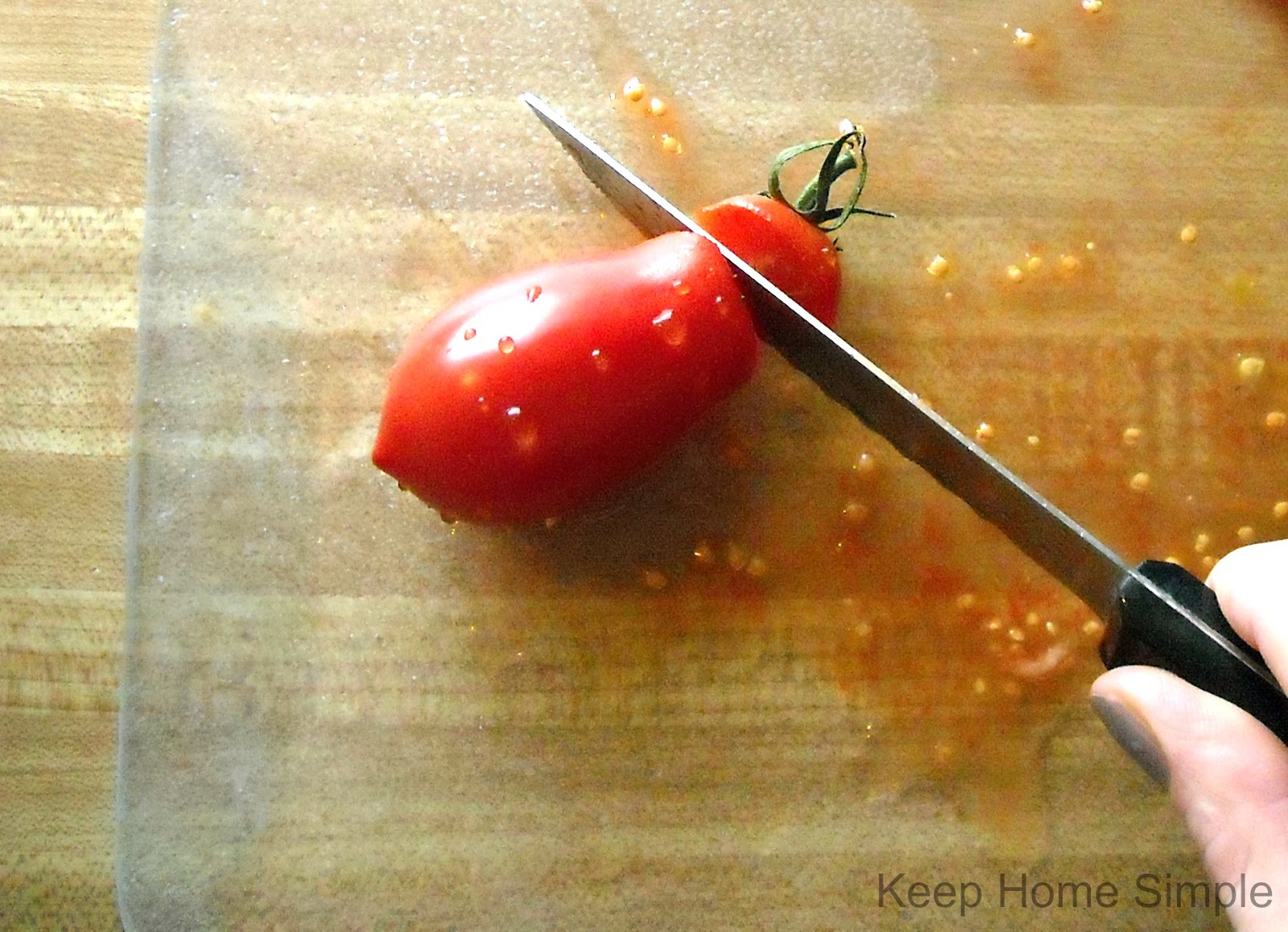 Keep Home Simple How to Turn Green Tomatoes Red and Freeze Them For Later