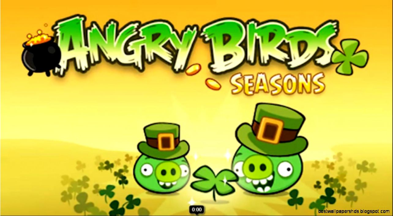 Angry Birds Seasons background in 1366x768 resolution HD Angry Birds Seasons background in 1366x768 resolution HD