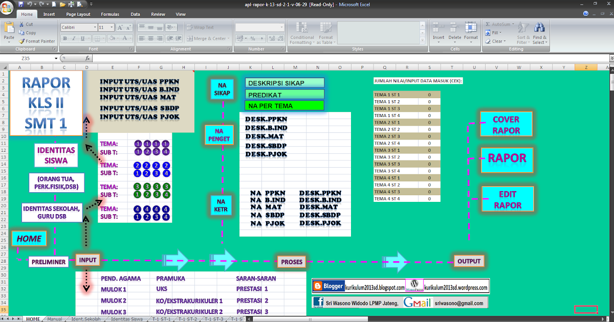 Aplikasi Administrasi Guru Kelas Sd Kurikulum 2013 2021