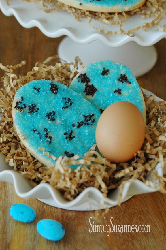 Simply Suzanne's AT HOME speckled robin's egg sugar