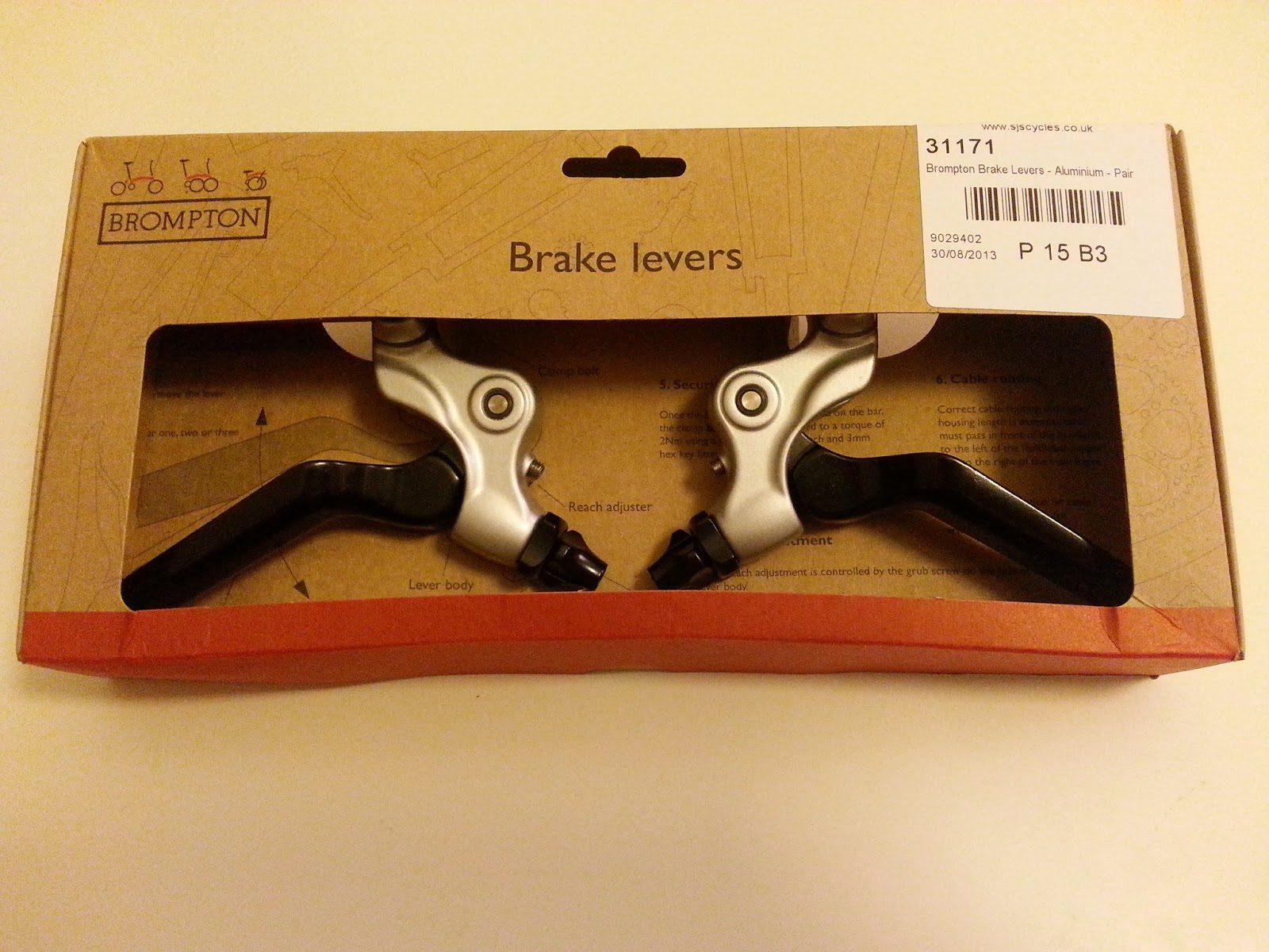 Berlin by Brompton New Brompton 2013 Brake Levers and Ergon GP1 Grips