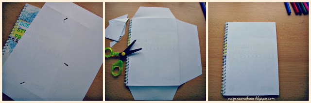 Crayons and Beads: DIY: Personalized diary/notebook