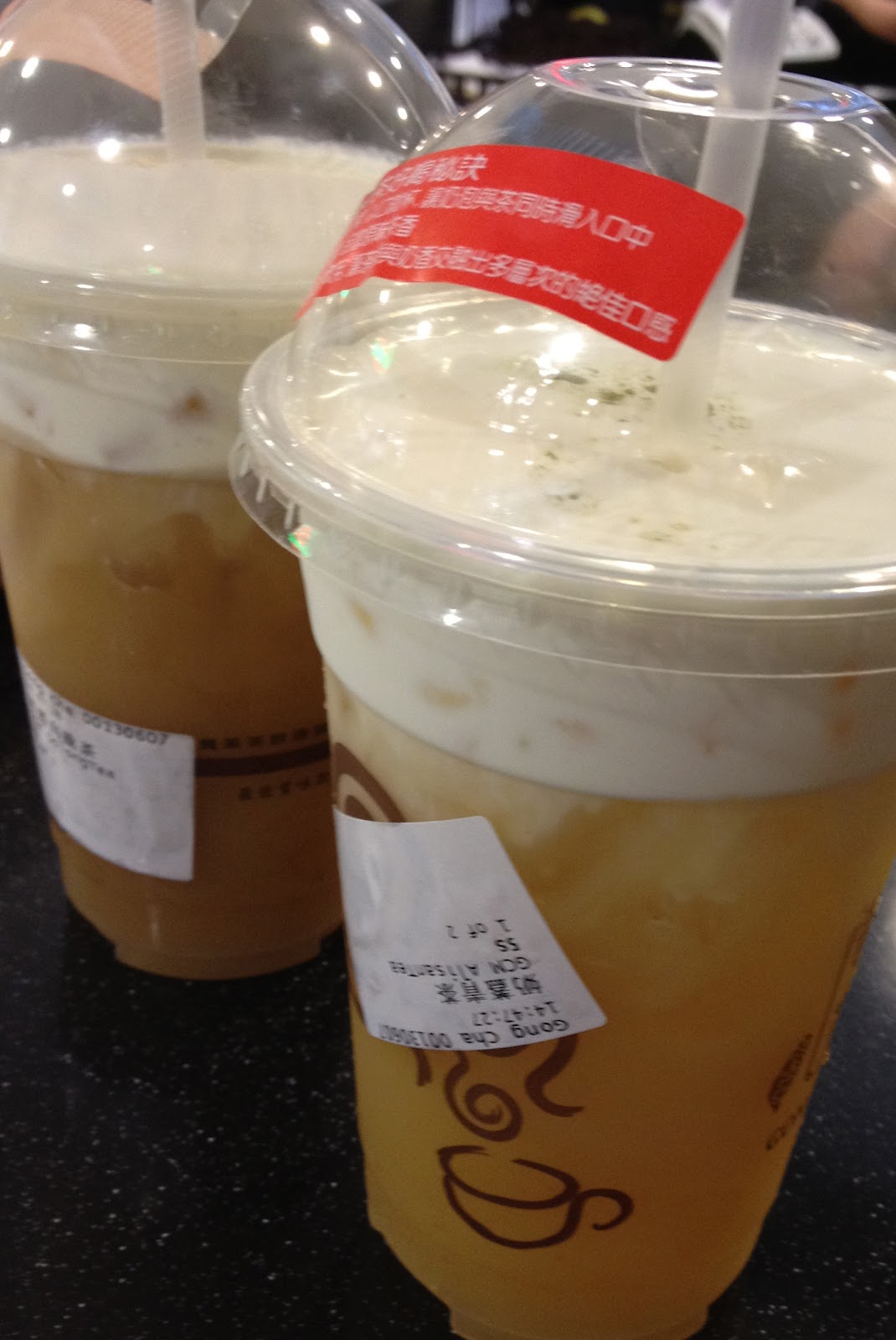 Prices in Singapore. Singapore Food Price. Gong Cha