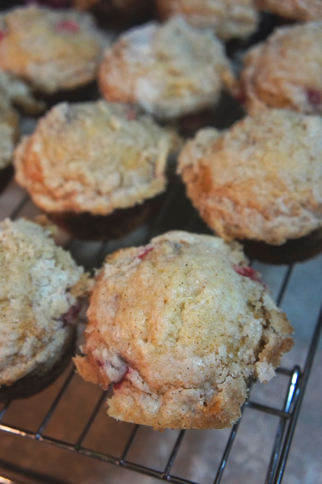 Savory Sweet and Satisfying Cranberry Eggnog Muffins